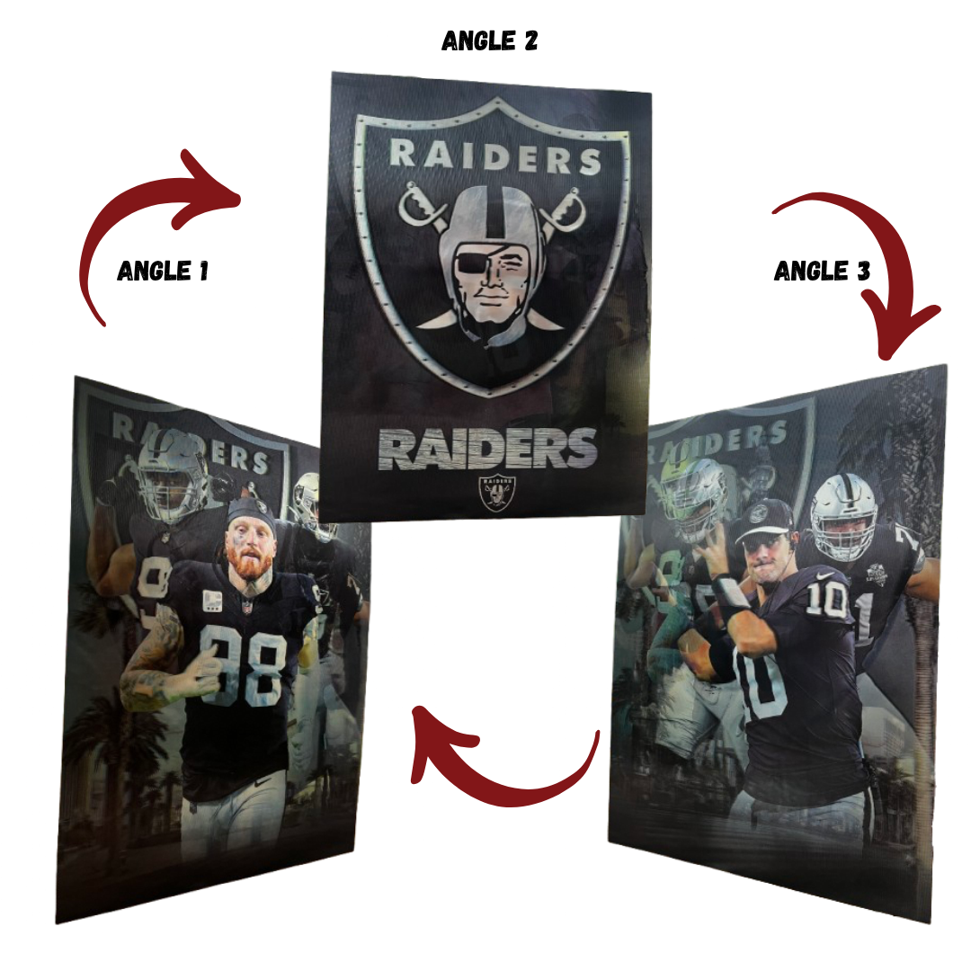 3D SPORTS: Legends Wall Your favorite winning team in a 3D poster