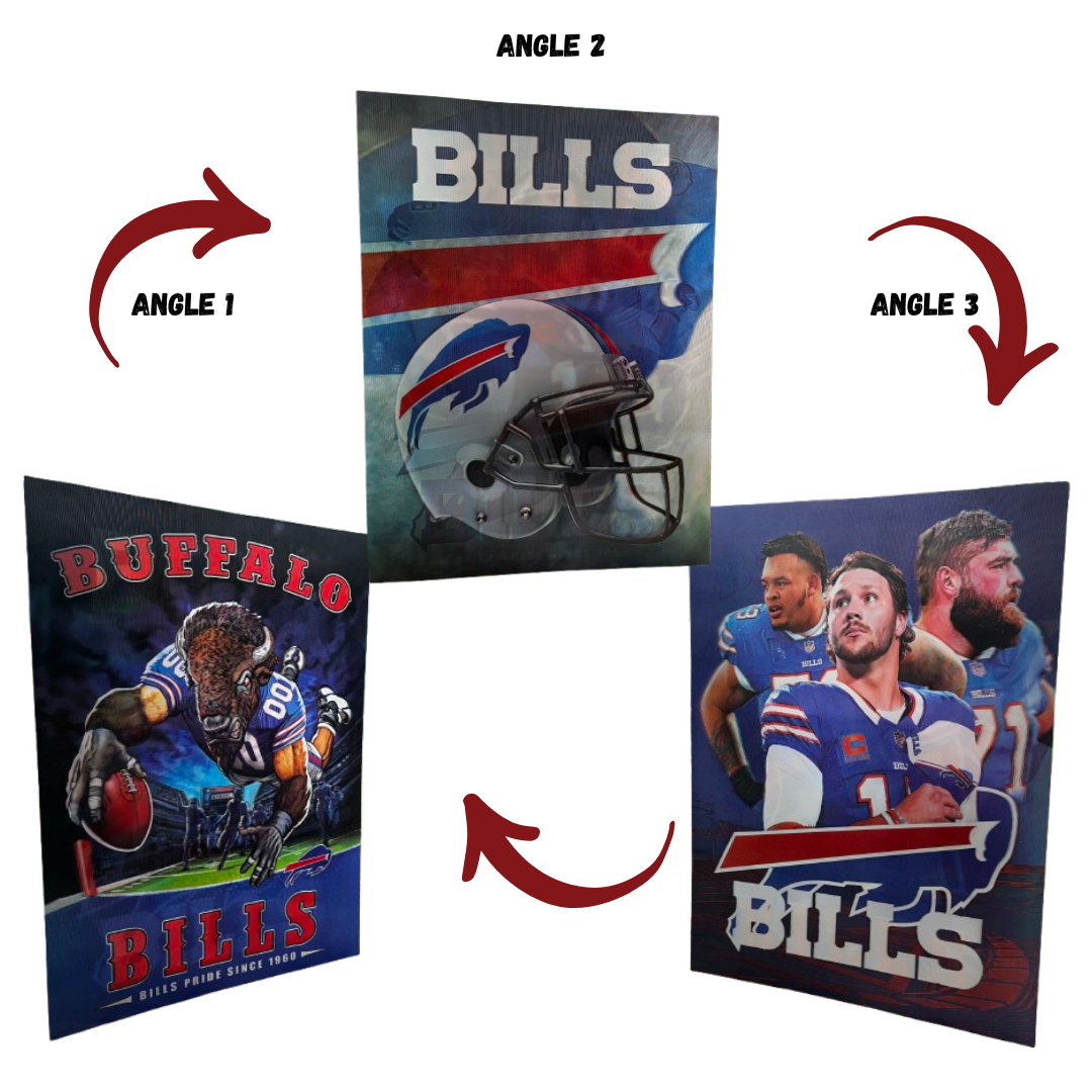3D SPORTS: Legends Wall Your favorite winning team in a 3D poster