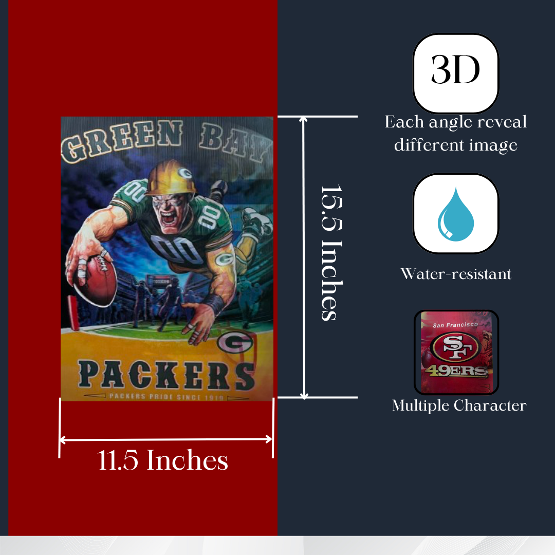 3D SPORTS: Legends Wall Your favorite winning team in a 3D poster
