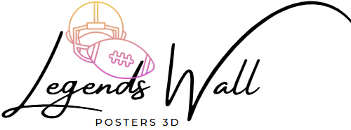 3D SPORTS: Legends Wall Your favorite winning team in a 3D poster