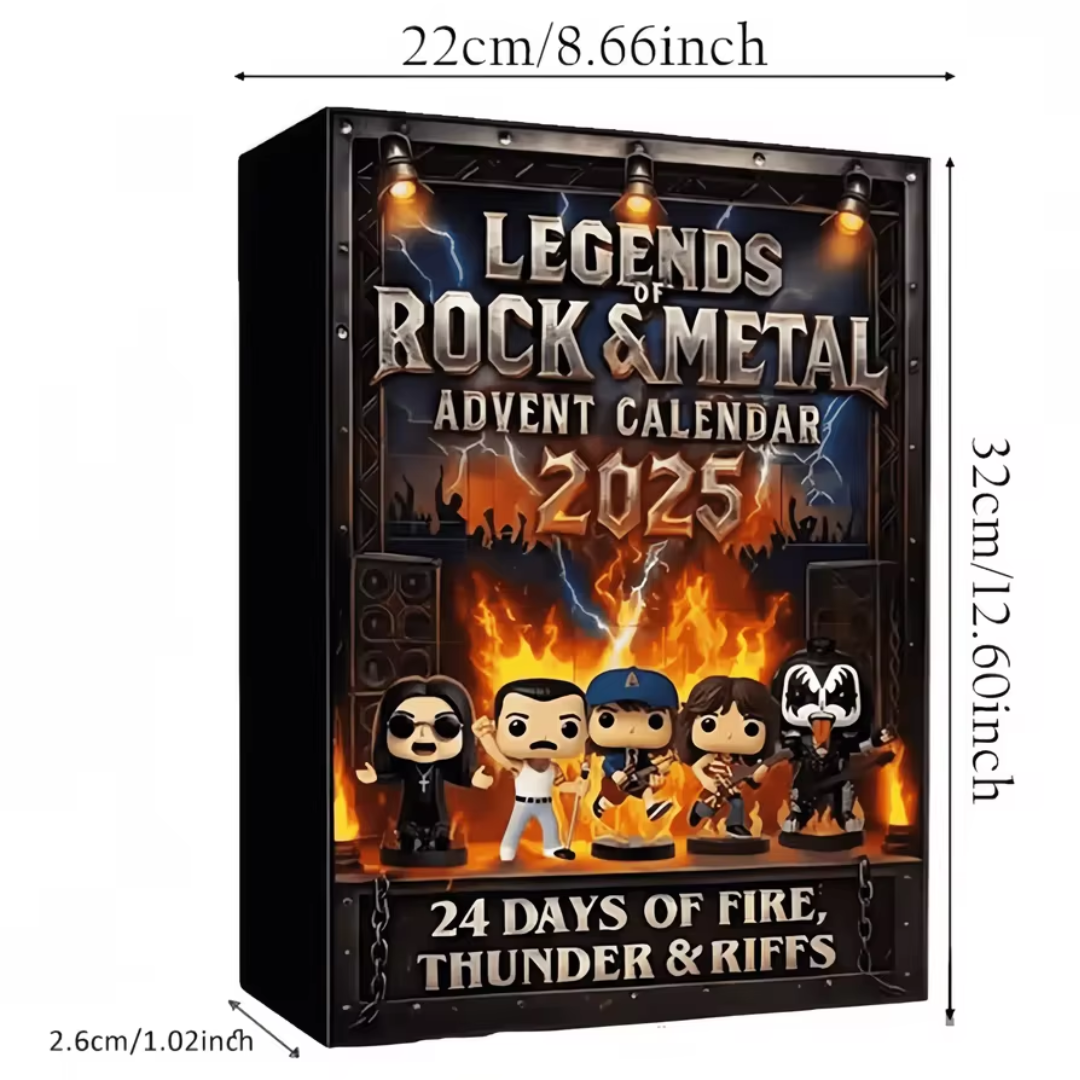 Rockaday Advent Calendar: 24 surprises for true rock and metal fans.